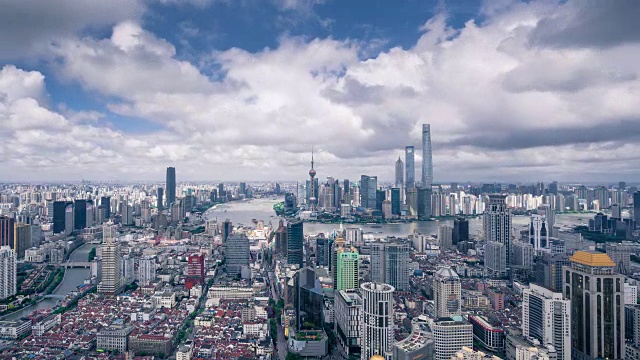 时光流逝——上海天际线