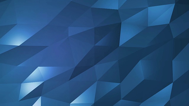 详情图-深蓝创意闪光几何三角形背景动画折纸风格与梯度作为您的商业设计模式。