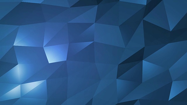 详情图-深蓝创意闪光几何三角形背景动画折纸风格与梯度作为您的商业设计模式。