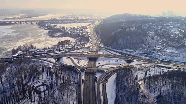 详情图-基辅涡轮公路交汇处鸟瞰图。