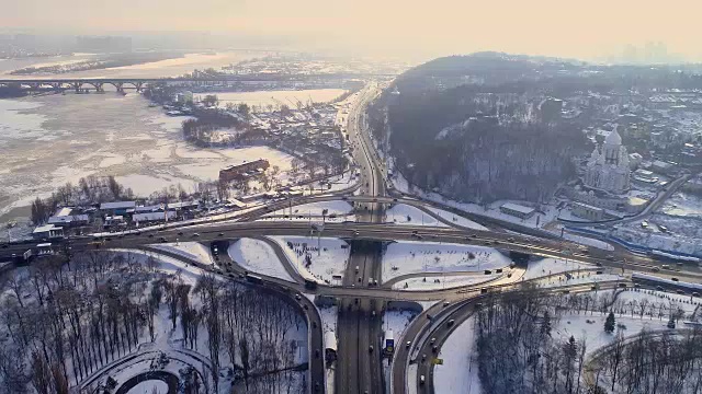 详情图-基辅涡轮公路交汇处鸟瞰图。