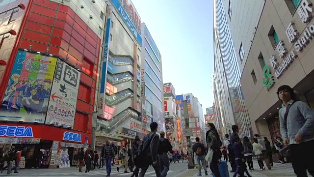 日本东京秋叶原的人们。