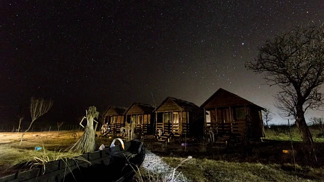 多瑙河三角洲的夜空