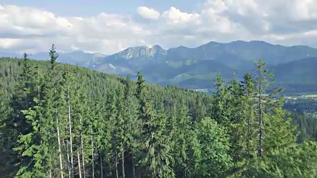 鼓舞人心的夏季山脉景观，塔特拉山脉