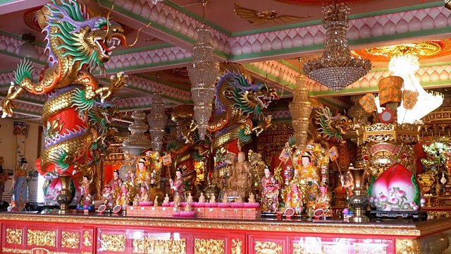 泰国邦盛寺内的中国建筑