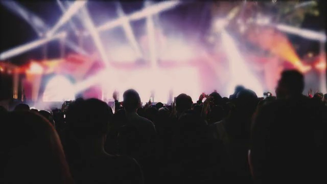 详情图-音乐会的人群和人们跳舞
