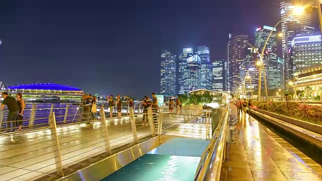 详情图-平移/缩放180度新加坡市中心CBD的天际线