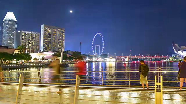 详情图-平移/缩放180度新加坡市中心CBD的天际线