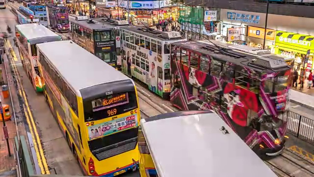 4K翻拍香港电车。