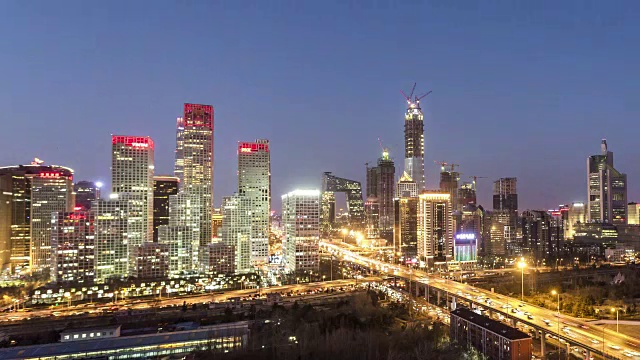 詳情圖-北京CBD的夜景