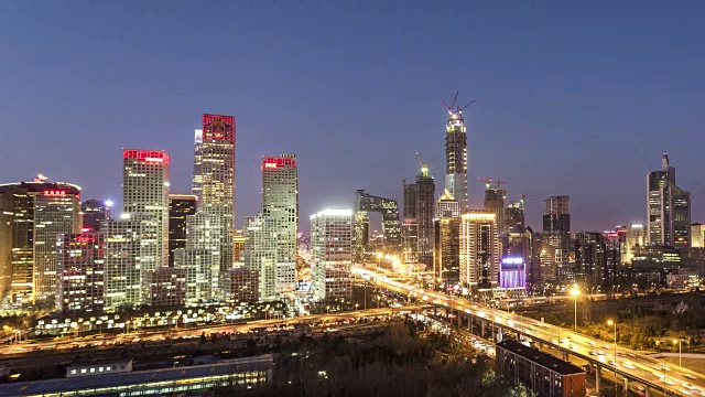 詳情圖-北京CBD的夜景