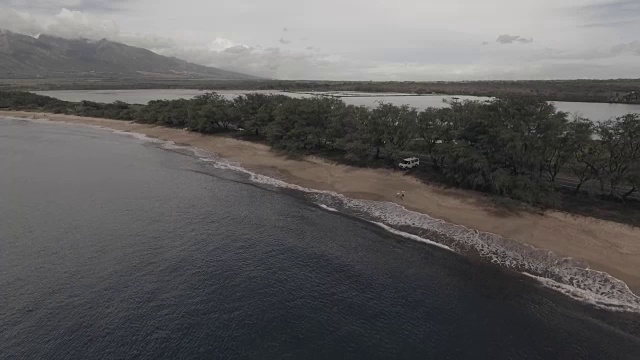 毛伊岛海岸线。