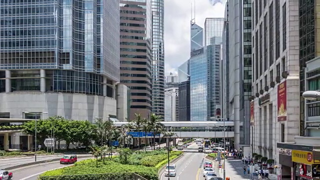 香港中环时间流逝