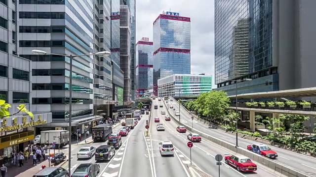 香港中环时间流逝