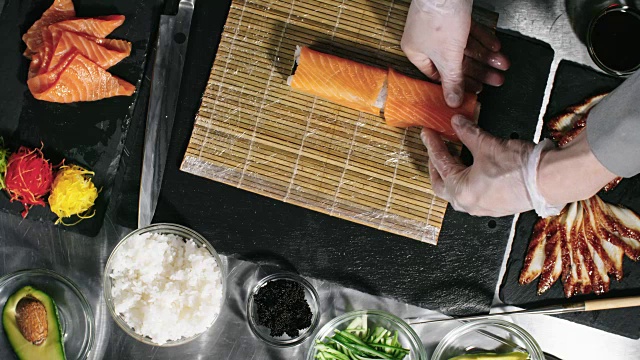 詳情圖-烹飪用鮭魚做壽司