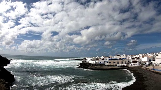 El Cotillo, Fuerteventura, pan，大西洋，海浪，4k