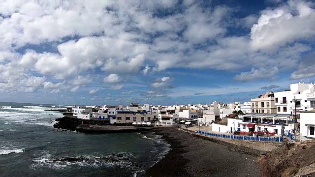 El Cotillo, Fuerteventura, pan，大西洋，海浪，4k