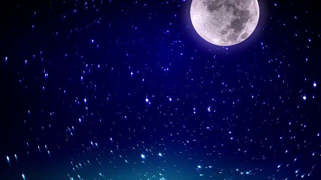 詳情圖-閃爍的星星和月亮