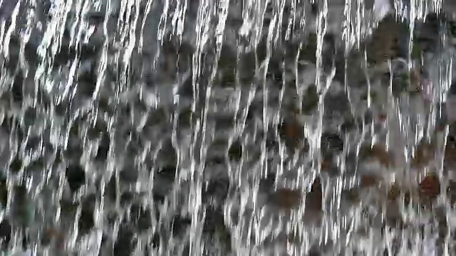 瀑布特写慢动作