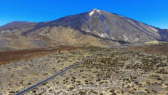 特内里费加那利群岛泰德火山鸟瞰图