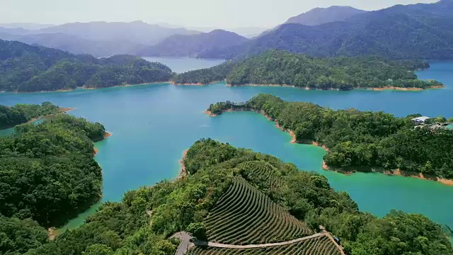 详情图-台湾台北茶园景观之空中景观。
