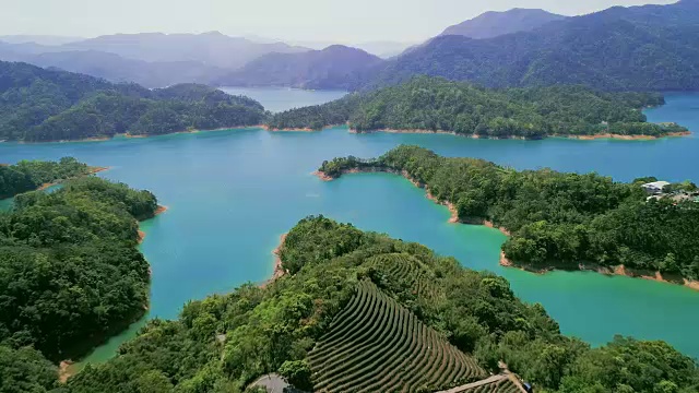 详情图-台湾台北茶园景观之空中景观。