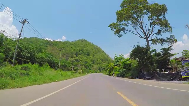 泰国Khao Yai区3052号公路上的景观