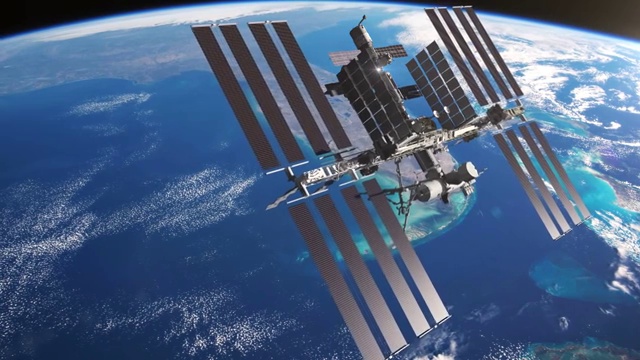 来自4K空间站的行星地球