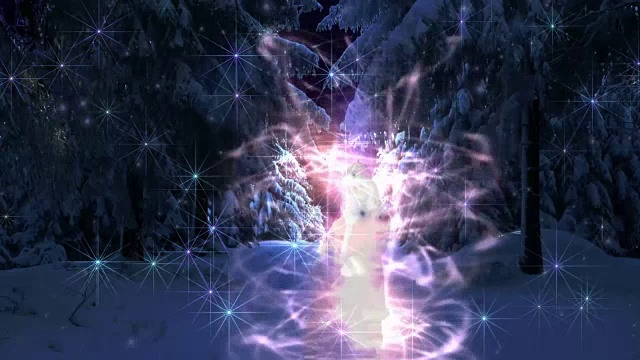 詳情圖-圣誕老人冬季森林燈