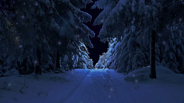 詳情圖-圣誕老人冬季森林燈