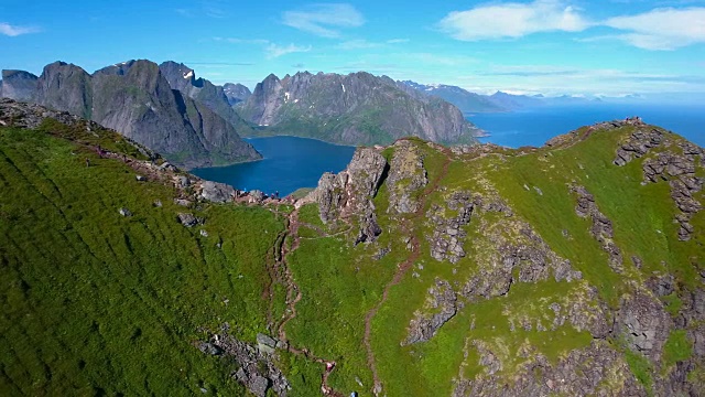 罗浮敦群岛群岛航拍画面