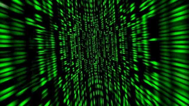 数据技术绿色矩阵