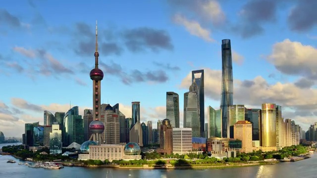 4K:中国上海城市景观