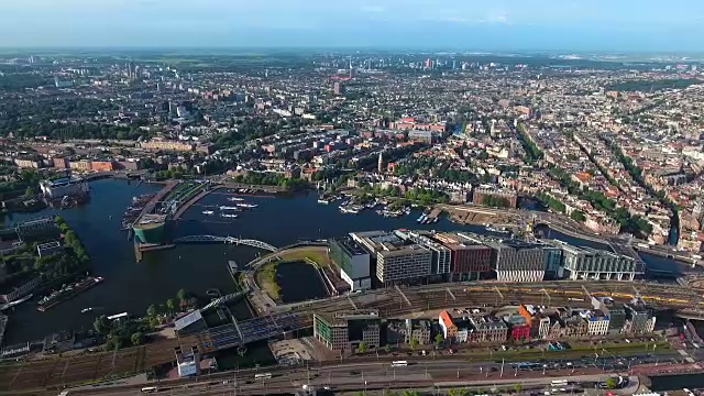 阿姆斯特丹城市鸟瞰图