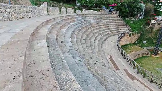 马其顿奥赫里德圆形剧场座椅