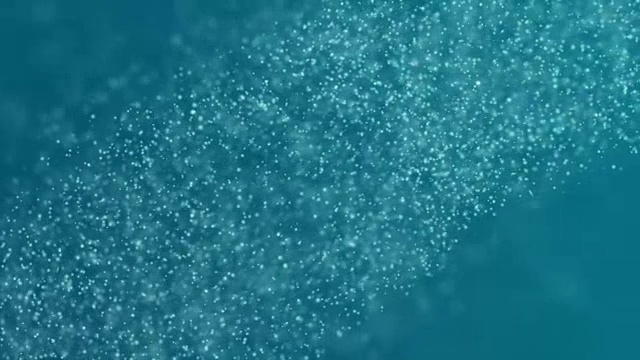 詳情圖-彩色粒子的慢動(dòng)作。抽象背景3d渲染。具有隨機(jī)大小的混沌粒子。Loopable序列