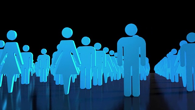 男女性人群、人物偶像、商业团队性别4K