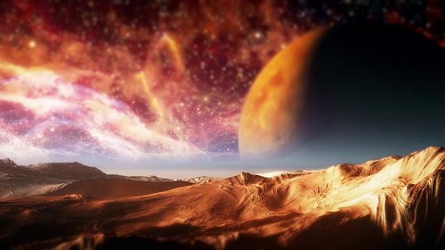 在太空行星4k