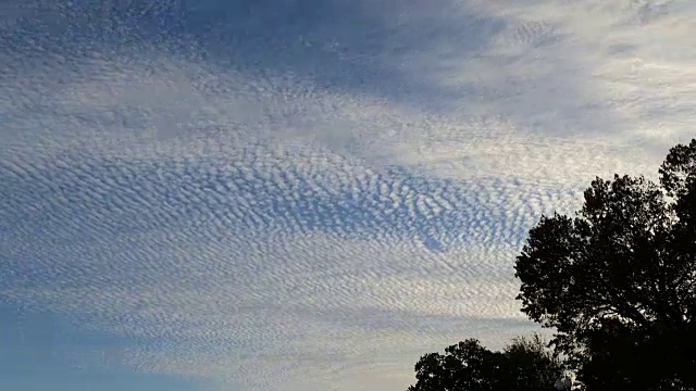 美国华盛顿特区天空和云的时间流逝