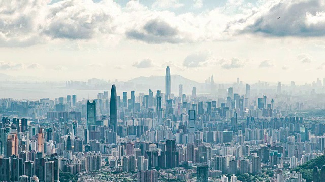中国深圳风光延时摄影