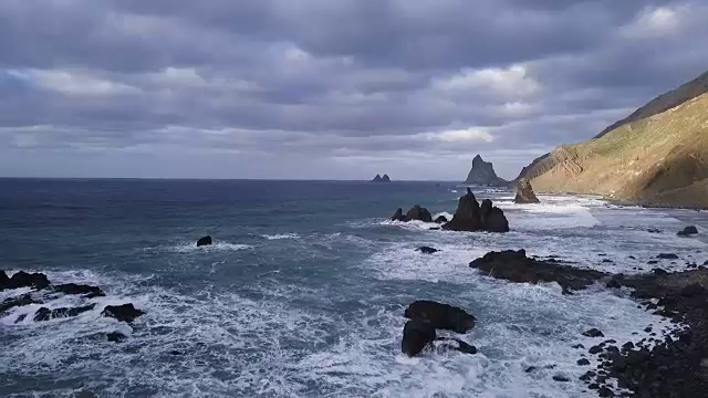 特内里费岛美丽的空中全景图