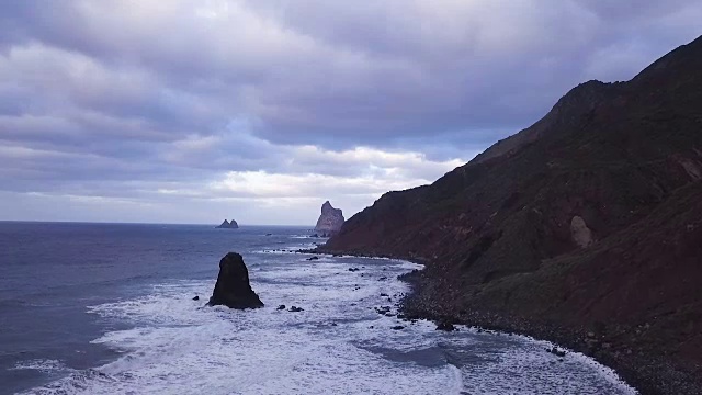 特内里费岛美丽的空中全景图