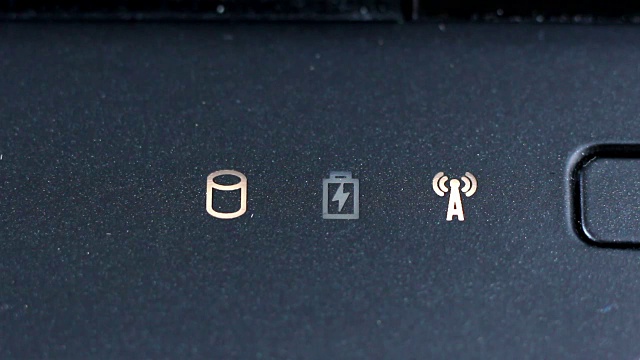 闪烁的电脑Led指示灯二极管磁盘WiFi