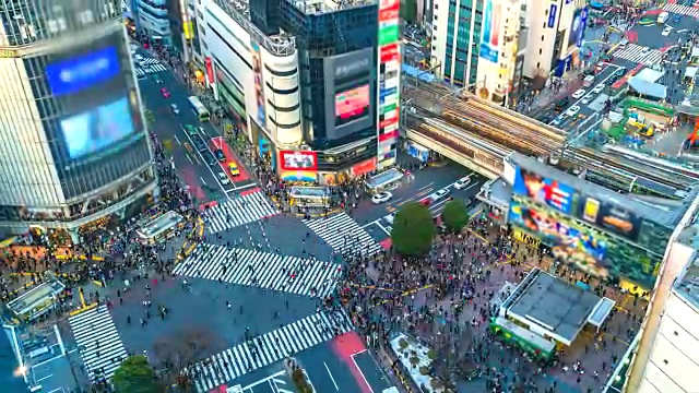 詳情圖-4,k。日本東京涉谷路口鳥瞰圖