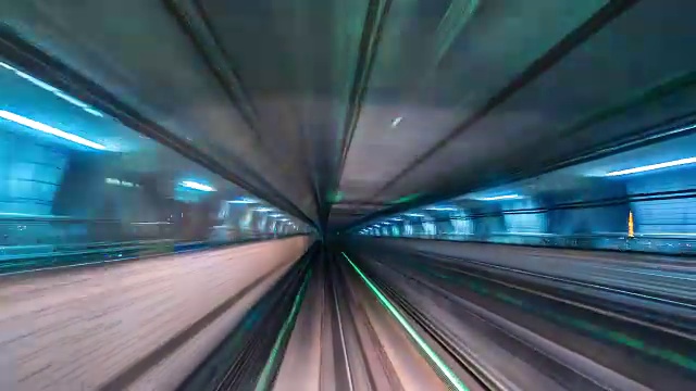 詳情圖-4,k。延時自動列車在日本東京高速行駛