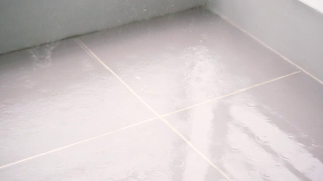 水滴，雨，水落下