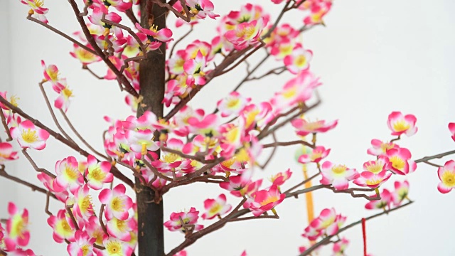 春节装饰花树