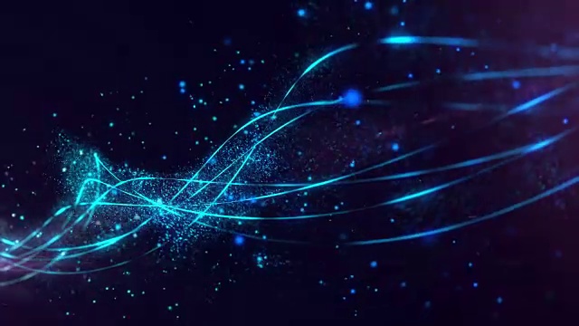 详情图-摘要粒子背景。电影的背景。循环