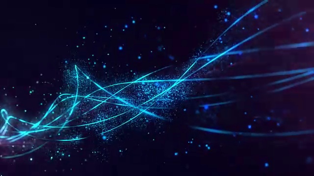 详情图-摘要粒子背景。电影的背景。循环