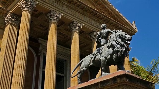 Massimo Vittorio Emanuele剧院，威尔第广场，巴勒莫，Sicily，意大利